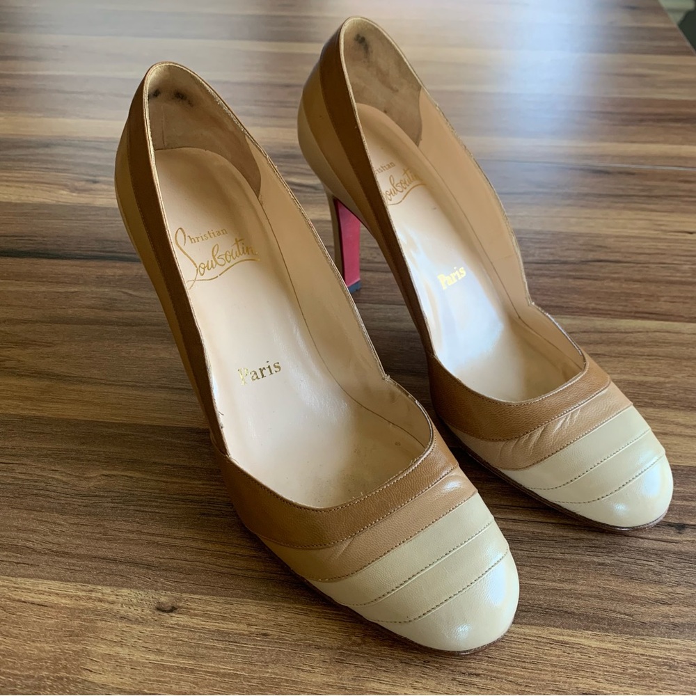 Vintage Christian Louboutin Leather Heels